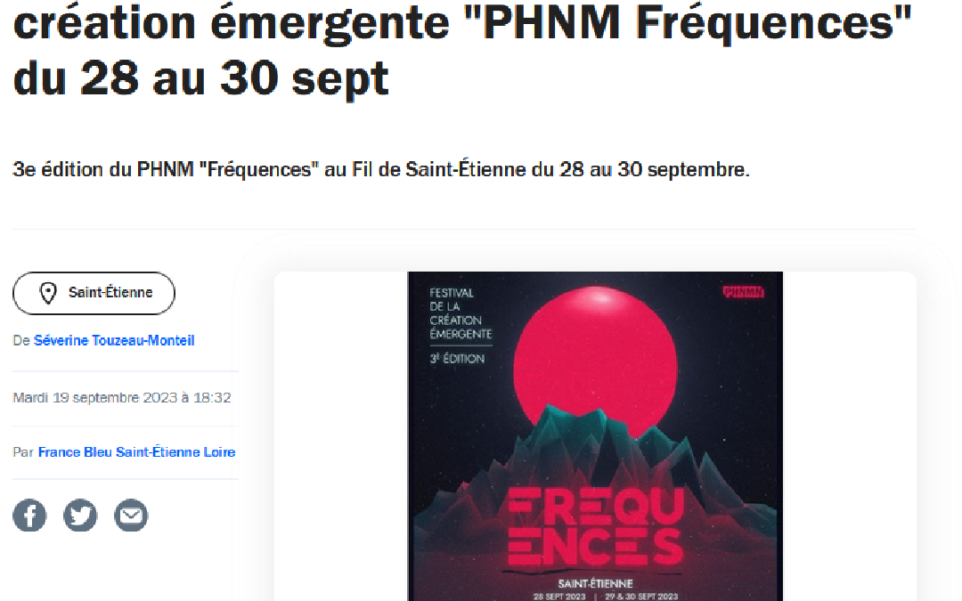 PHNMN Fréquences X France Bleu